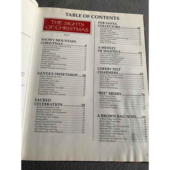 Leisure Arts Presents: The Spirit Of Christmas- Creative Holiday Ideas Book Elev - Picture 2 of 5